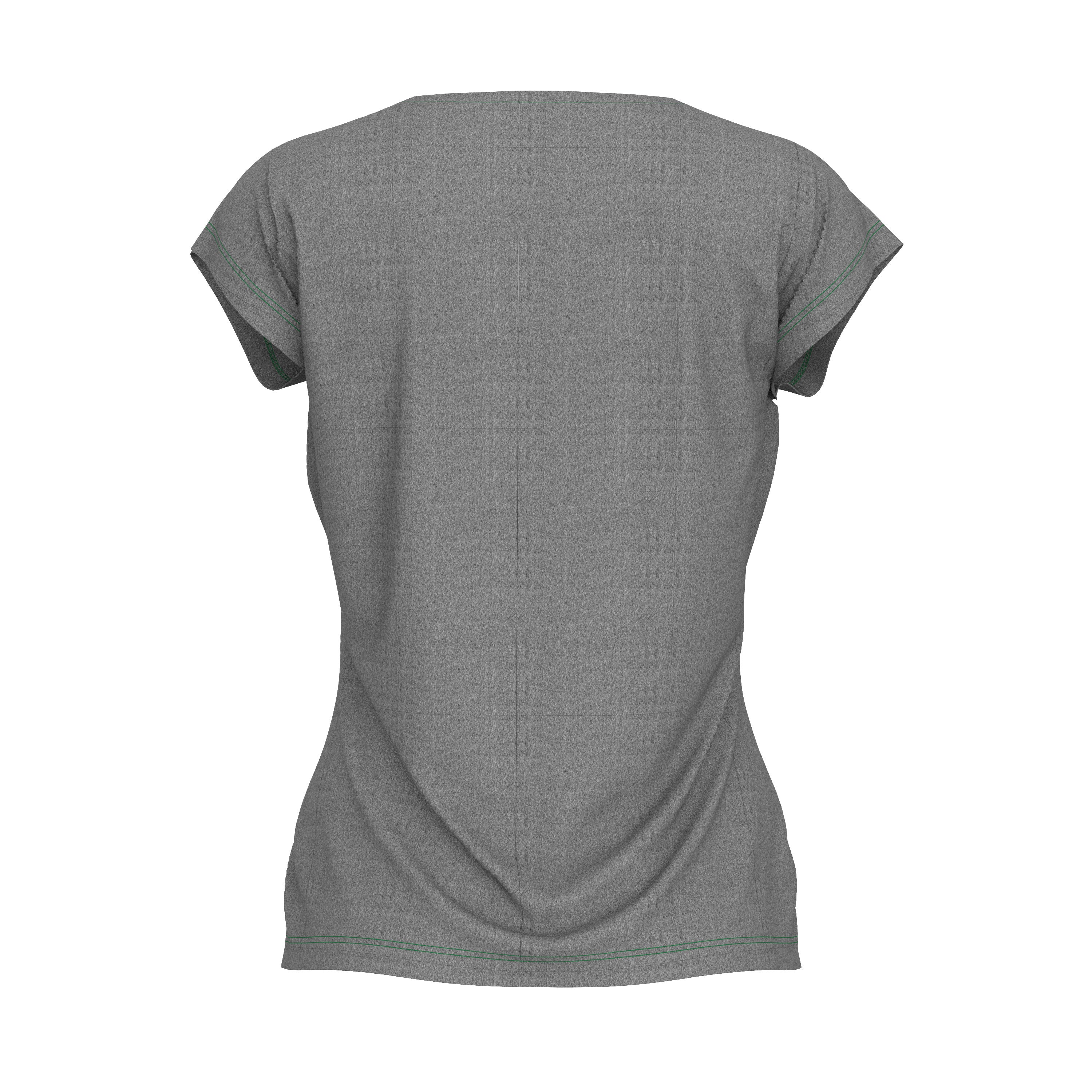 Women's Short Sleeve Crew Neck Gray | Speedo