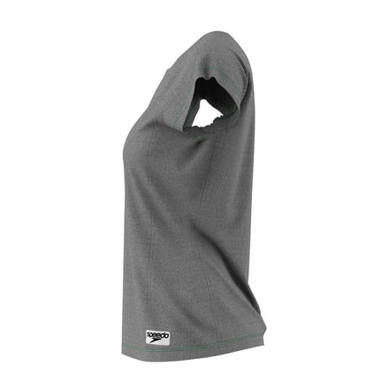 Women's Short Sleeve Crew Neck Gray