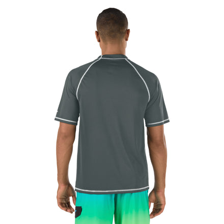Easy Short Sleeve Swim Rashguard Gray