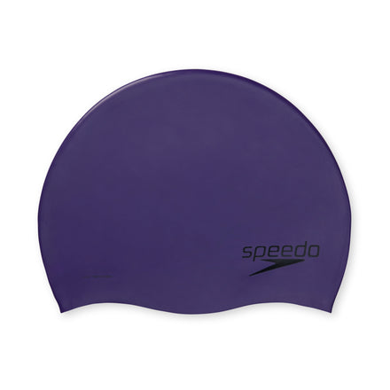 Adult Solid Silicone Cap Purple