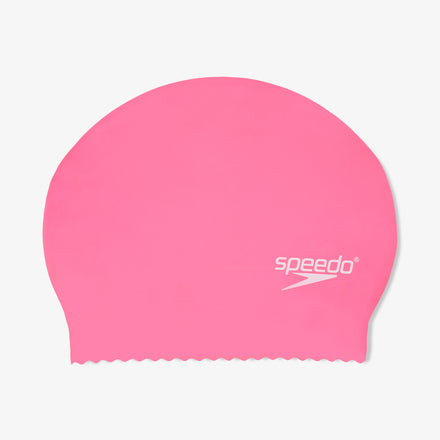 Bonnet en latex couleur unie pour juniors rose