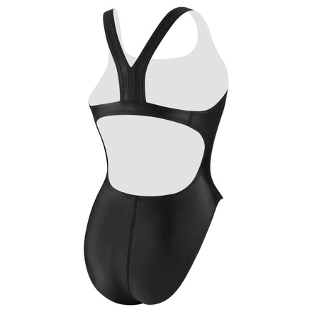 Girl's Solid Youth Super Pro One Piece Black